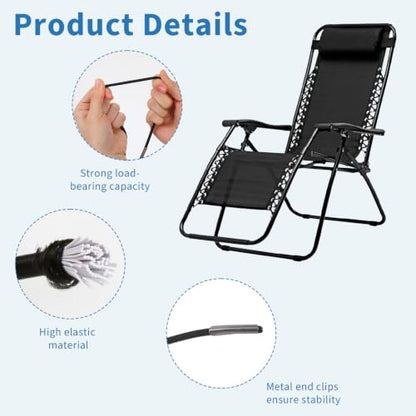 4 Pack Zero Gravity Chair Replacement Cord