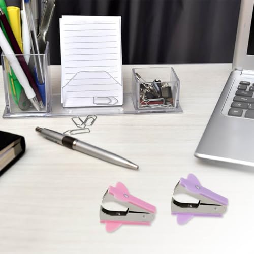 3 Pack Staple Remover Stapler Puller Remover Stapler Remover Tool for Home Office School Office Staple Removers Staple Removal Set Pinch Jaw Style Staple Remover Tool (Pink Purple Green)