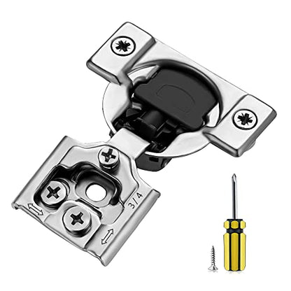 Ravinte 3/4 Inch Overlay Soft Close Hinge Kitchen Cabinet Hinges 50 Pack - size: 3/4 inch Overlay