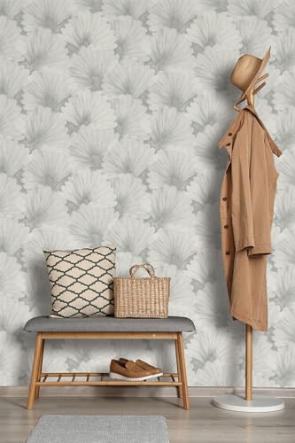 Peel and Stick Wallpaper Roll, Whispering Tales Design - style: Whispering Tales