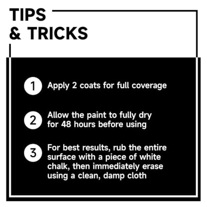 Chalkboard Paint Black Chalk Board Paint for Wall, 16Oz, Cover 50 sq.ft - size: 16 Fl Oz (Pack of 1)