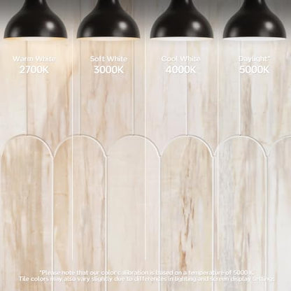 Vamos Tile Fish Scale Peel and Stick Backsplash Tile - color: Glossy Wood Marble Pinkish Grain