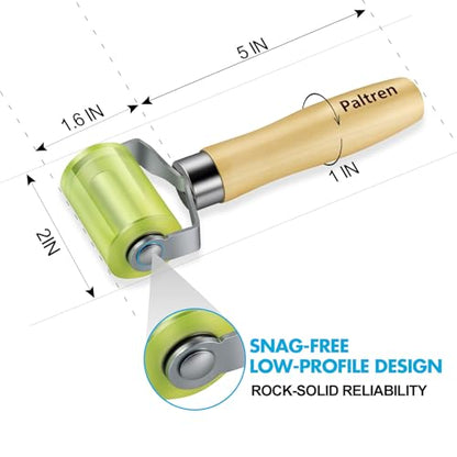 Seam Roller with Dual Ball Bearings, Automotive Sound Deadening Roller