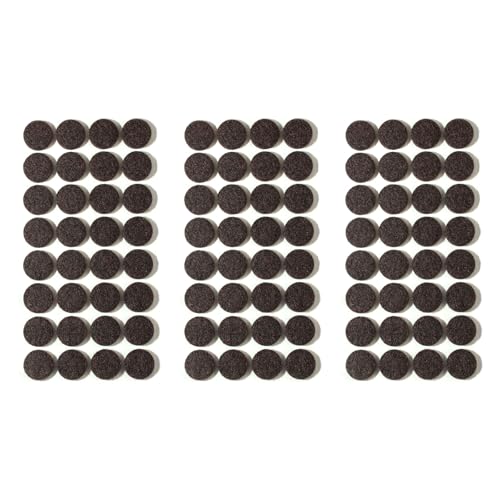 Furnigear Felt Furniture Pads for Hardwood Floors - Self Adhesive Chair Felt Pad, Floor Protector for Furniture Feet, Furniture Sliders Moving Furniture Smoothly, Anti Scratch 96 Pcs 3/4" Round Brown - color: Brown - Round, size: 3/4" Round 96pcs