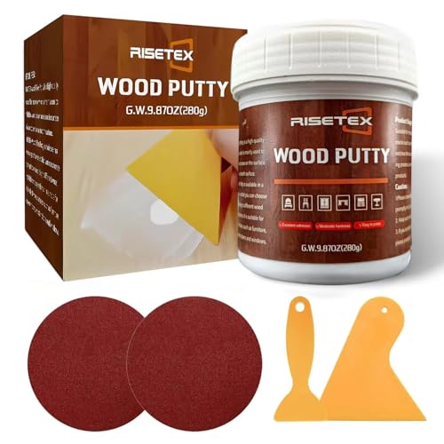 Wood Filler 9.87 oz,Natural Color,Stainable, Paintable, Wood Putty - color: 9.87oz Natural
