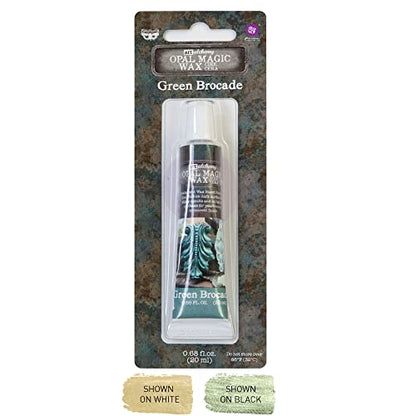 Prima Marketing 655350964245 Art Alchemy-Opal Magic Wax-Green Brocade