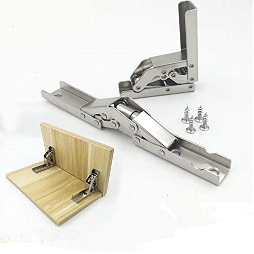 90 Degree Folding Door/Frame Hinge Hidden Bracket (2 Pieces)