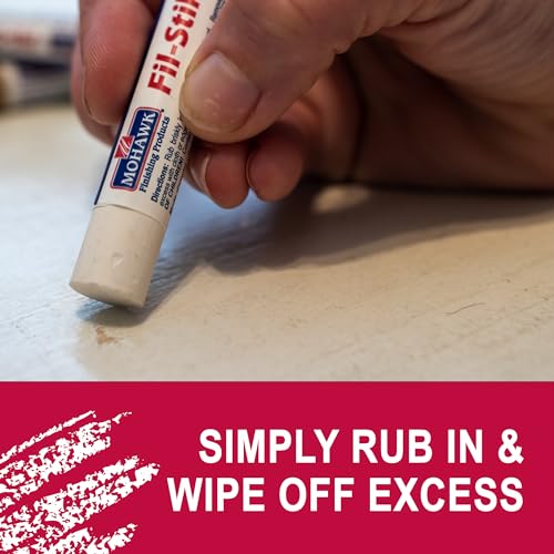 Mohawk Fil-Stik Wax Putty Stick for Wood Repair, White III M230-0294, 1 Count - color: White III