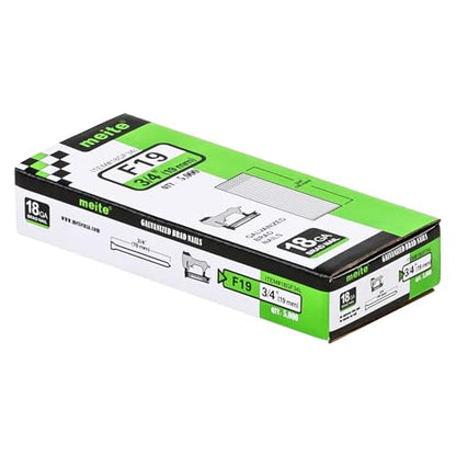 meite 18 Gauge Brad Nails 3/4-Inch, 5,000 Counts Galvanized Brad Nail Ideal for 18GA Pneumatic, Electric Brad Nailer Gun (1 Box) - size: 3/4 Inch, style: 1 Box