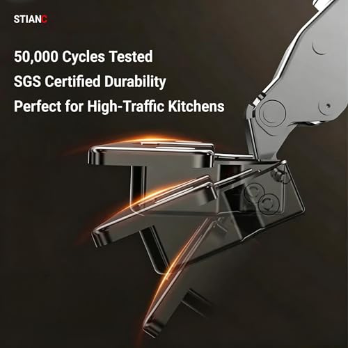 50 Pcs 1 1/4" Overlay Soft Close Cabinet Hinges 105° 3D Adjustable - size: 1-1/4"