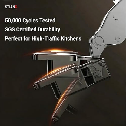 50 Pcs 1 1/4" Overlay Soft Close Cabinet Hinges 105° 3D Adjustable - size: 1-1/4"