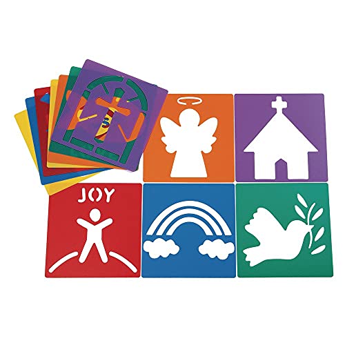 Colorations Inspirational Stencils - Set of 12 - style: Inspirational 12PK