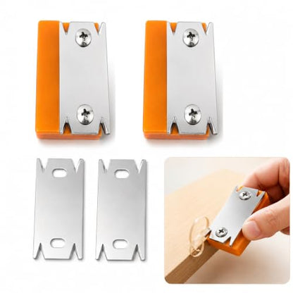 2PCS Edge Banding Trimmer with 2 Replacement Blades