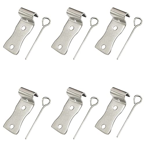 Sofa Savers Zig Zag Spring Repair Bracket Kit - 6 Piece Set for Furniture, Chair, Couch & Sofa Upholstery Spring Replacement