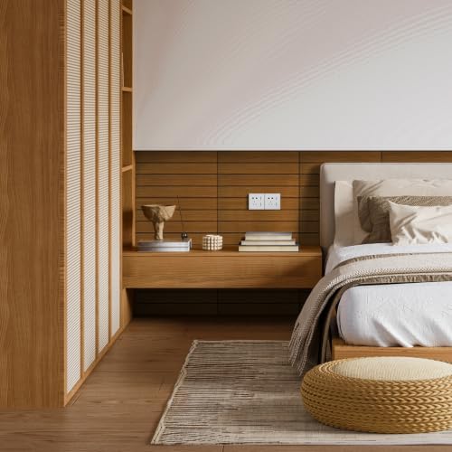 WADILE Peel and Stick Wood Slat Wall Panels 12x12in PVC 30 Pack - color: Dark Brown 03, size: 12"x12" 30PC