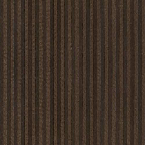 VEELIKE Dark Brown Wood Contact Paper Peel and Stick Striped Wood Wallpaper - color: Dark Brown, size: 24" x 118"