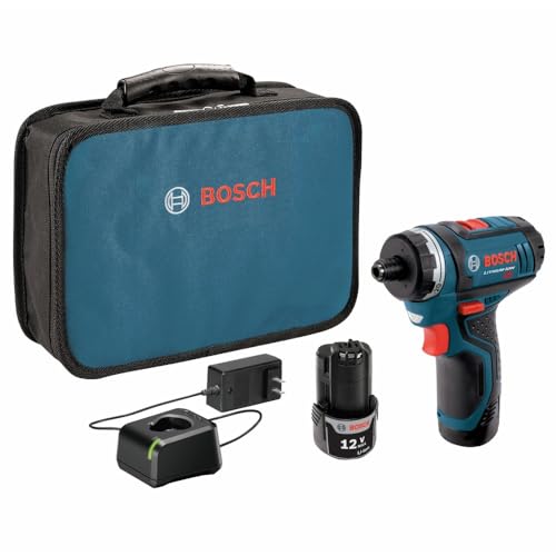 Bosch PS21-2A 12V Max Two-Speed Pocket Driver Kit with Batteries & Charger - style: Industrial