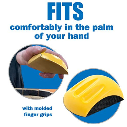 5 Inch Sanding Mouse Hook and Loop Sanding Block for use with Sanding Discs - size: 5" Sanding Mouse, style: 5" Sanding Mouse
