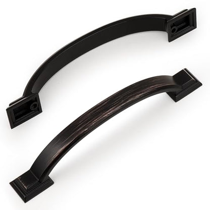 Probrico 30 Pack 4 Inch Oil Rubbed Bronze Cabinet Pulls Solid Zinc Alloy - color: Oil Rubbed Bronze, size: 4" Hole Center(102mm)