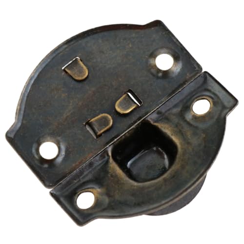 Bronze Duck Billed Latch Mini Small Hinges with Screws 30Pack