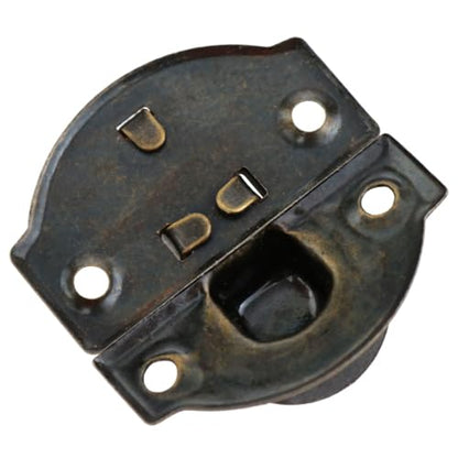 Bronze Duck Billed Latch Mini Small Hinges with Screws 30Pack
