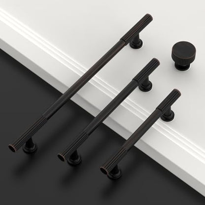 Asidrama 10 Pack Oil Rubbed Bronze Kitchen Cabinet Knobs - color: Oil Rubbed Bronze