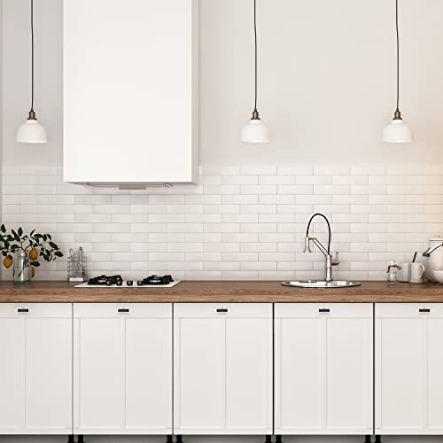 Ravinte Matte Black Cabinet Handles Square Pulls Single Hole 10 Pack - size: Single Hole