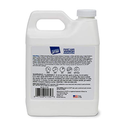 Lift Off Paint & Varnish Remover, 32 fl oz, 41132 - size: 32 Fl Oz (Pack of 1)