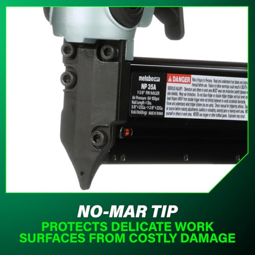 Metabo HPT 23 Gauge Pin Nailer, Pneumatic Lightweight, NP35A - size: No Size