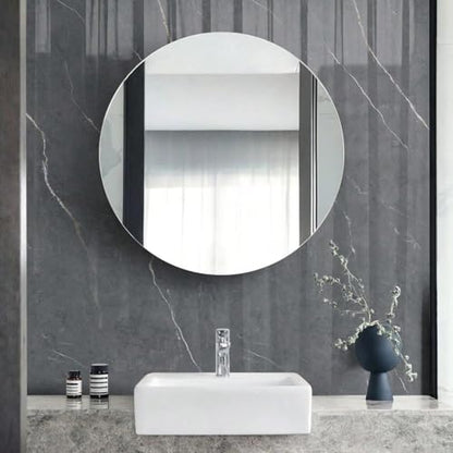 Chejiaye Marble Peel and Stick Wallpaper 2.4mm Thick, Waterproof Self-Adhesive Contact Paper for Kitchen Backsplash, Countertop, Bathroom Vanity, Cabinet(15.7x118 Inch,Grey) - color: Grey Marble