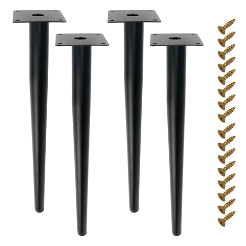 16 Inch Heavy Duty Metal Furniture Legs for Chairs Sofas & Cabinets