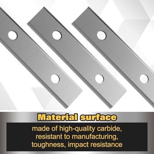 3PCS Paint Scraper Carbide Blades Double-Edged Reversible Heavy Duty Replacement Blades Paint Scraper Blades Replacement Blades to Remove Paint, Varnish, Wood, Glue, Fit
