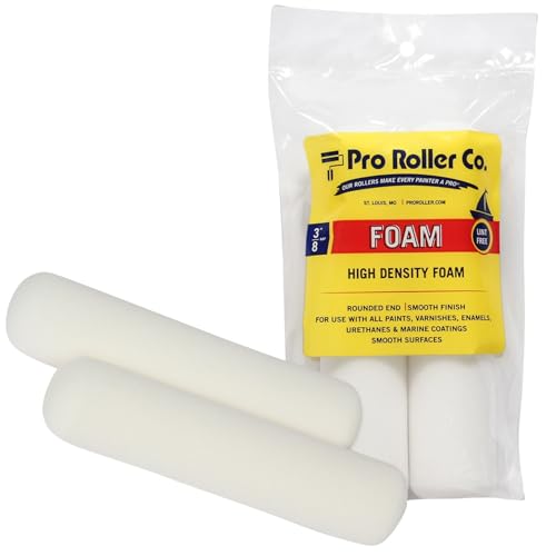 6" High Density Foam Mini Roller 12 Packs (24 Foam Rollers)