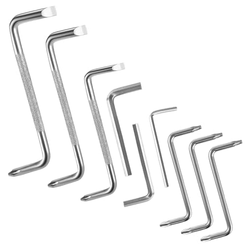9 PCS Offset Screwdriver Set, Dual-Head Screwdrivers & Hex Wrenches