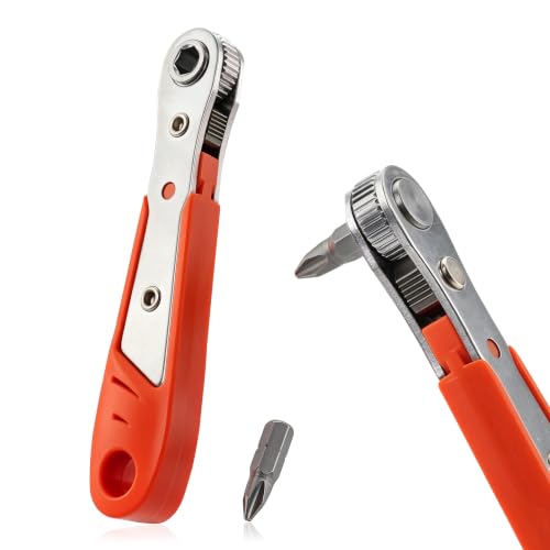 36-Tooth Mini Ratchet Wrench, Right Angle Screwdriver