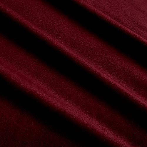 Alpine Upholstery Velvet Burgundy, Fabric by the Yard