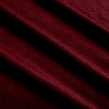 Alpine Upholstery Velvet Burgundy, Fabric by the Yard