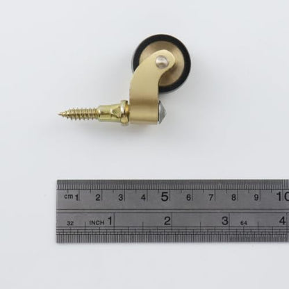Semetall 4 Pcs Brass Caster Stem Wheels - style: A-218
