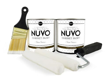 Giani Nuvo All-In-One Cabinet Paint Kit (Cocoa Couture) - color: Cocoa Couture, style: Full Sized Kit