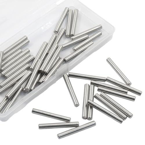 50Pcs 304 Stainless Steel Dowel Pins M4 x 30mm - size: M4x30mm