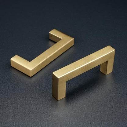 3 Inch Champagne Bronze Cabinet Pulls Stainless Steel, 20 Pack - color: Champagne, size: 3 Inch Hole Centers