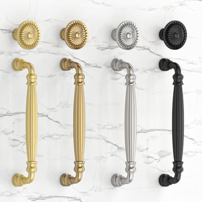 10 Pack 5 Inch Champagne Bronze Cabinet Pulls, Kitchen Hardware - color: Champagne Bronze, size: 5" Hole Center