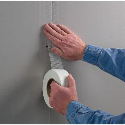 Drywall Joint Tape (4''x 115 Ft) Drywall Joint Self Adhesive Tape，Self-Adhesive Fiberglass Drywall Mesh Tape Heavy-Duty Self-Adhesive Fiberglass Wall Crack and Seam Patch.