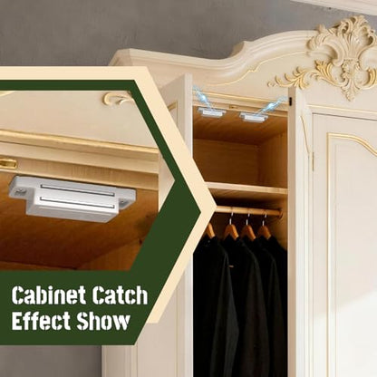 Door Magnet Latch Jiayi Cupboard Magnetic Wardrobe Catch - color: White