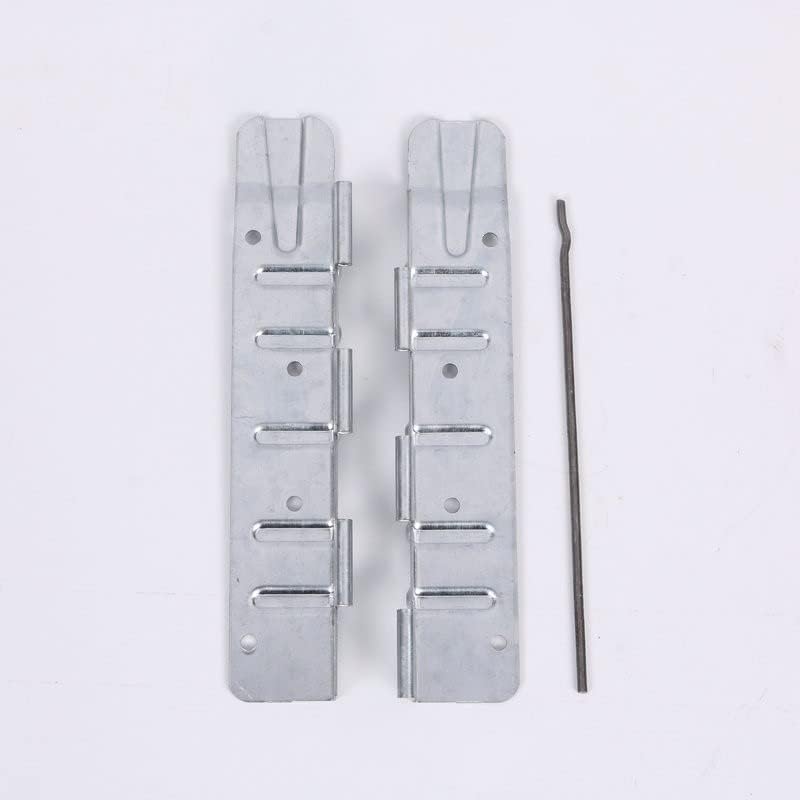 8" Pallet Collar Hinges for Raised Garden Bed Brackets 8 PCS – Heavy Duty Corner Connectors for Stackable Wooden Raised Flower Beds, Storage Boxes Corner Brackets with Removable Pin