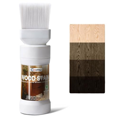 Wood Stain and Sealer in One - Brown WalnutBlack Walnut - color: Black/Walnut, size: 6.35 Fl Oz