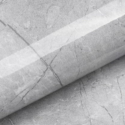 Livelynine Marble Granite Contact Paper for Countertops Waterproof Peel and Stick Counter Top Renter Friendly Wallpaper Kitchen Vinyl Wrap Self Adhesive White Grey Cabinets Desk Cover Panels 15.8x78.8 - color: Grey and White, size: 15.8" x 78.8"