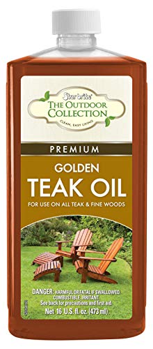 STAR BRITE Outdoor Collection Teak Oil, Premium Golden - style: 16 OZ Teak Oil