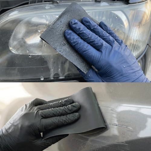 Wet Dry Sandpaper Sheets 9x3.6, 1000 1200 1500 2000 3000 5000 Grit, 42Pcs