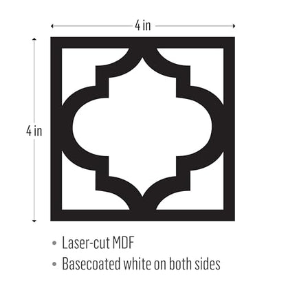 FolkArt Furniture Applique, Classic, 4.25" x 4.25", Perfect for DIY Home Décor Craft Projects, 70777 - size: 4.25" x 4.25", style: Classic